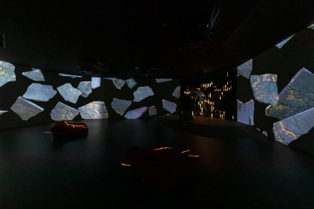 【ベルギー館】パビリオン内部展示エリアの様子